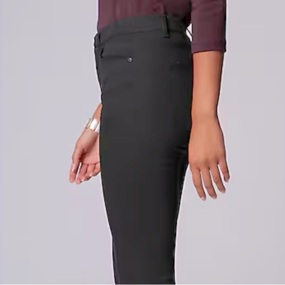 J. Jill black pants size 10 smooth fit straight leg great condition